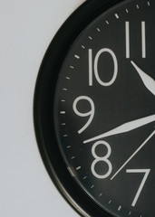 clock on white background