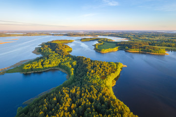 National park Braslau Lakes, Belarus