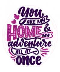 Card with slogan about love in beautiful style. Vector abstract lettering composition. Trendy graphic design for print. Motivation poster. Calligraphy text for Valentine's Day.