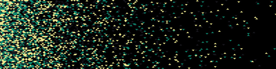 Pattern with random colored triangles Generative Art background illustration