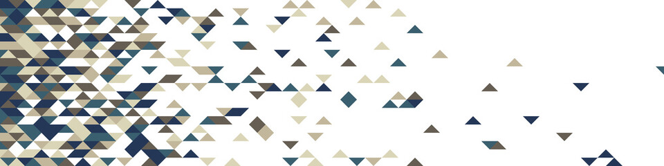 Pattern with random colored triangles Generative Art background illustration