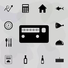 radio receiver icon. web icons universal set for web and mobile