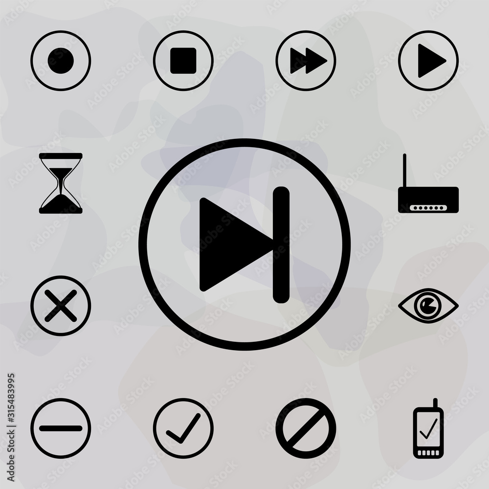 Poster pause sign icon. web icons universal set for web and mobile