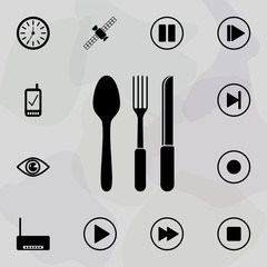 cutlery icon. web icons universal set for web and mobile