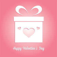 Fototapeta na wymiar Happy valentine day card
