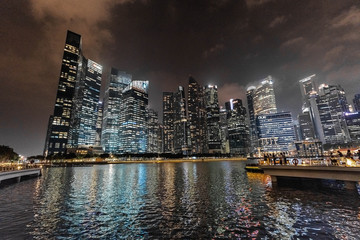 Singapore Downtown - obrazy, fototapety, plakaty