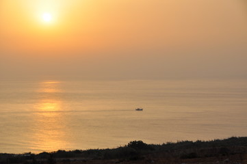 Coucher de soleil au Maroc