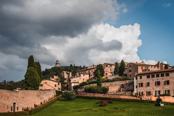 Assisi is a town and comune of Italy in the Province of Perugia in the Umbria region, on the...