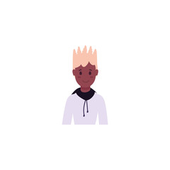 Isolated avatar blond man vector design