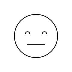 Agree, smiling, emotions icon. Simple line, outline vector expression of mood icons for ui and ux, website or mobile application