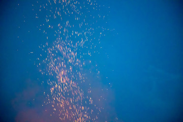 Lagerfeuer Funkenflug