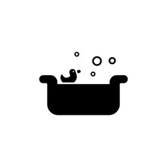 Bathtub, shower, duck, toy icon. Simple bathroom icons for ui and ux, website or mobile application