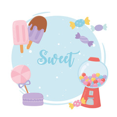 sweet products bubble gum machine ice cream ice cream s lollipop cookie and candy