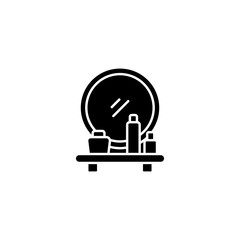 Bathroom, mirror, furniture icon. Simple bathroom icons for ui and ux, website or mobile application