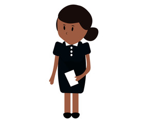 doll, graphic person, woman icon, female illustration