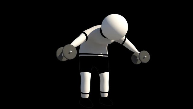 These are 11 different clips of little man doing gyn workout