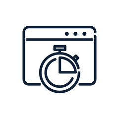 time clock stopwatch speed website linear design