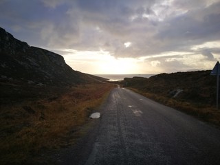 Fototapeta premium road in mountains