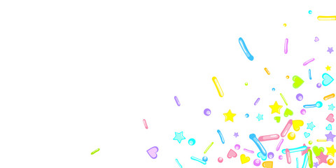 Sprinkles grainy. Cupcake dessert bakery confetti