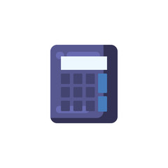 Isolated calculator tool vector design