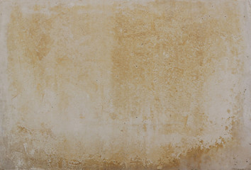 old blank stone wall or dirty paper texture background in white or beige color with moisture