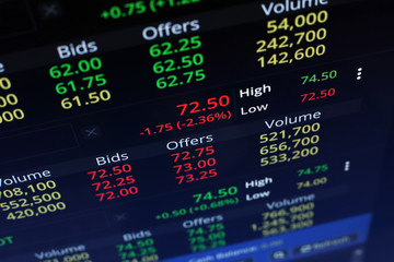 The Stock Exchange, Streaming Trade Screen