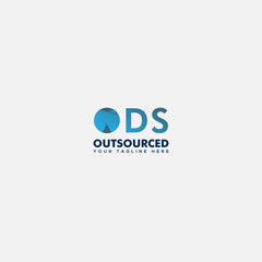 ODS lettering dental and surgery logo design