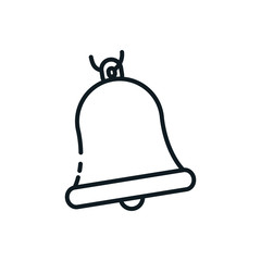 Isolated bell icon vector design