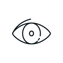 Isolated eye icon vector design