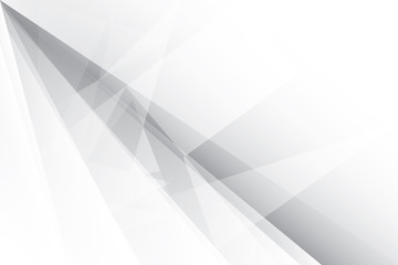 Abstract geometric white and gray color background. Vector, illustration.	