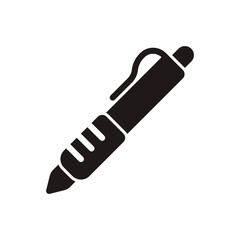 Pen icon in trendy flat style design. Vector graphic illustration. Pen icon for website design, logo, UI. Pixel perfect. EPS 10.