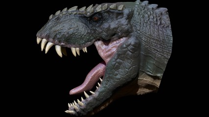 Monsters of background, 3d render