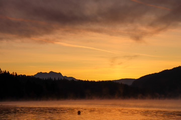 Sky of Fire Over Sproat Lake