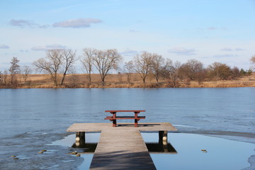 See in Niederösterreich im Winter