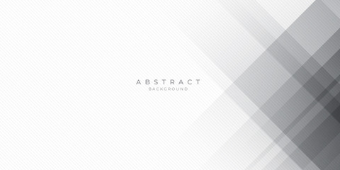 White Grey Silver Box Rectangle Abstract Background Vector Presentation Design