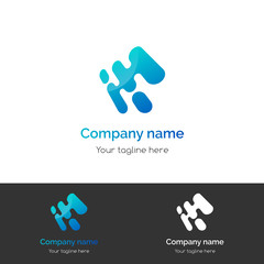 Abstract geometric logo for your business