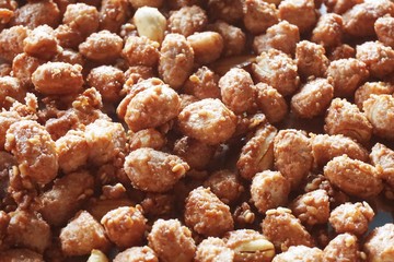 crispy peanut with sesame and sugar