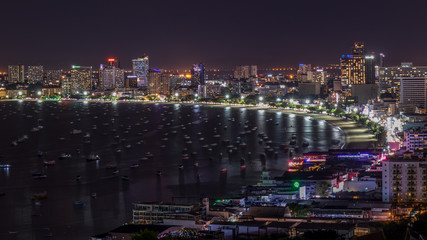 Obraz premium Panoramę miasta Pattaya