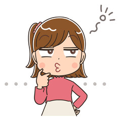 女の子 小学生 かわいい マンガ イラスト