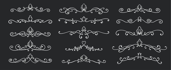 Set divider  ornament.Decoration element design.
