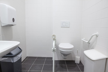 an disabled toilet