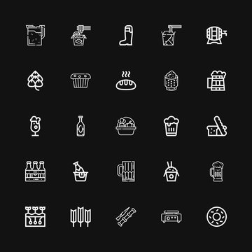 Editable 25 wheat icons for web and mobile