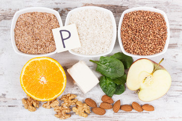 Ingredients containing vitamin P, fiber and minerals. Best food for healthy lifestyles