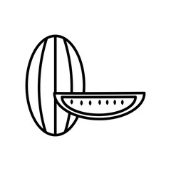 watermelon icon.  Design template vector