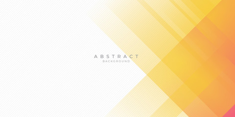 Fresh Orange Yellow Circle Line Abstract Background Presentation Vector Illustration