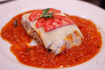 Plato de Lasagna 