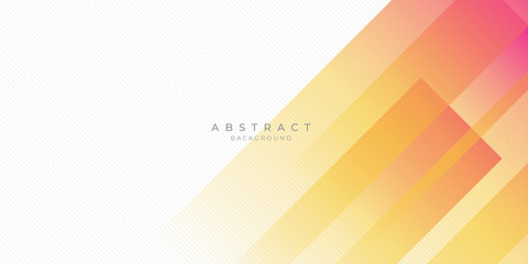 Fresh Orange Yellow Rectangle Line Abstract Background Presentation Vector Illustration