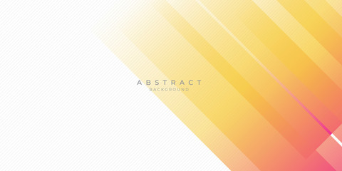 Fresh Orange Yellow Rectangle Line Abstract Background Presentation Vector Illustration