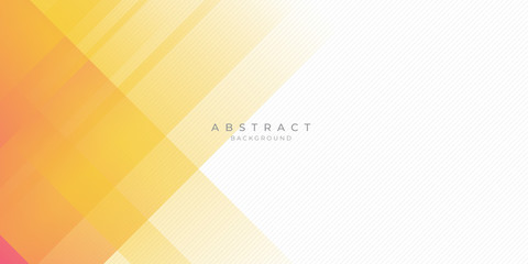 Fresh Orange Yellow Rectangle Line Abstract Background Presentation Vector Illustration