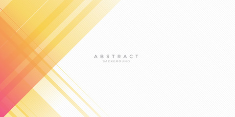Fresh Orange Yellow Rectangle Line Abstract Background Presentation Vector Illustration